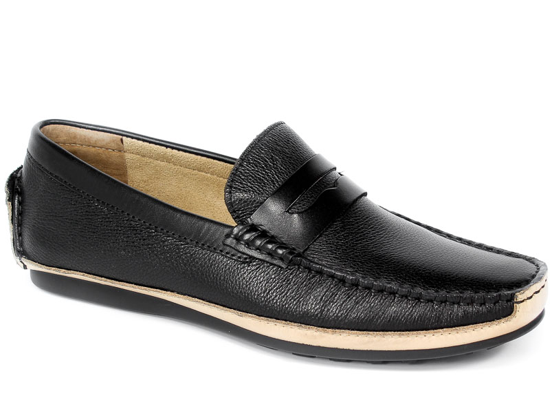 Mokasyny  Brooman John Doubare 098-03-2478-12 Black