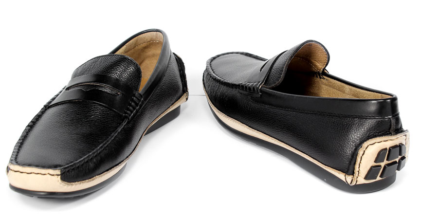 Mokasyny  Brooman John Doubare 098-03-2478-12 Black