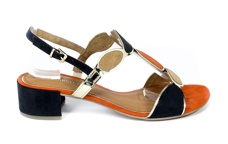 Sandały Marco Tozzi 2-28230-26 890 Navy Comb
