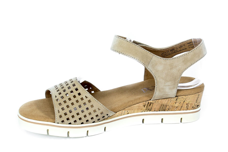 Sandały Caprice 9-28710-26 334 Taupe Nubac