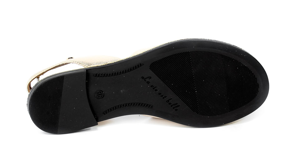 Sandały Lemar 40166 Przec Kr.Złoto