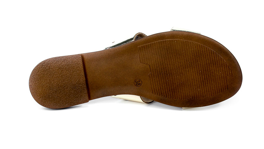 Klapki Lemar 40184 Bf.Złoto