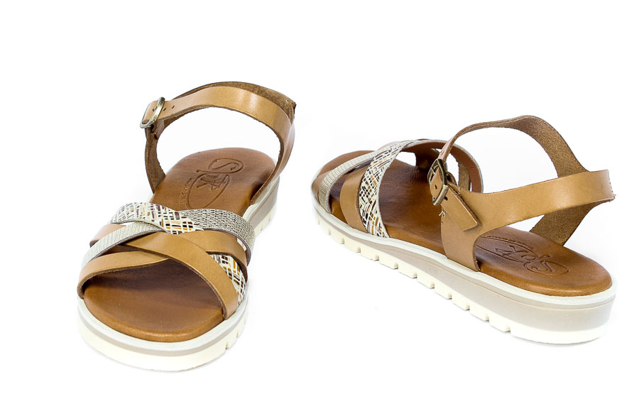 Sandały SPK Shoes 2150-F Vaq Dorian Rattan Hielo