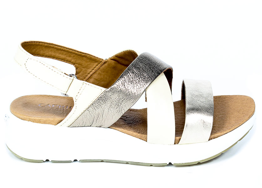 Sandały Caprice 9-28304-26 945 Platino Comb