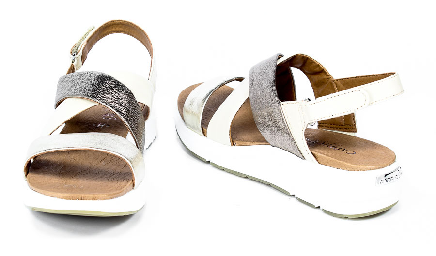 Sandały Caprice 9-28304-26 945 Platino Comb