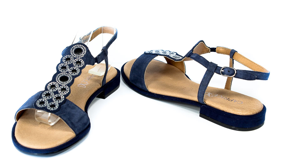 Sandały Caprice 9-28100-26 857 Ocean Suede