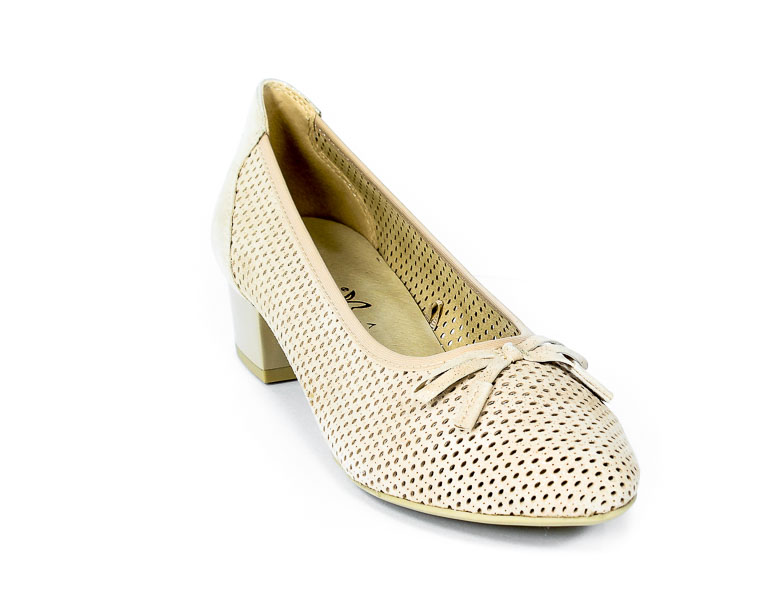 Baleriny Caprice 9-22500-26 366 Sand Sparkle 