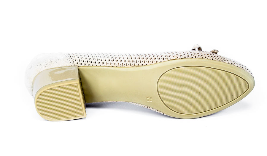 Baleriny Caprice 9-22500-26 366 Sand Sparkle 