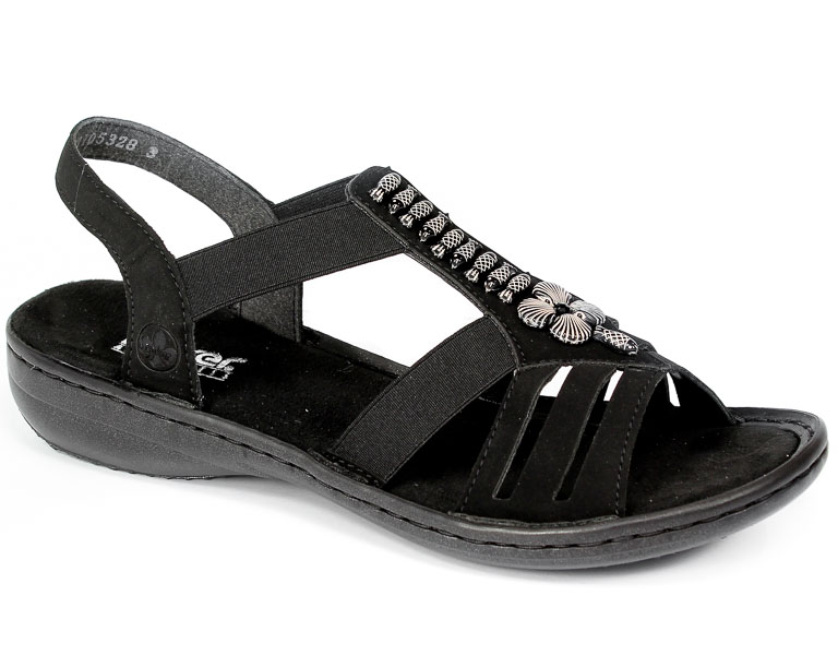 Sandały Rieker 60806-00 Black