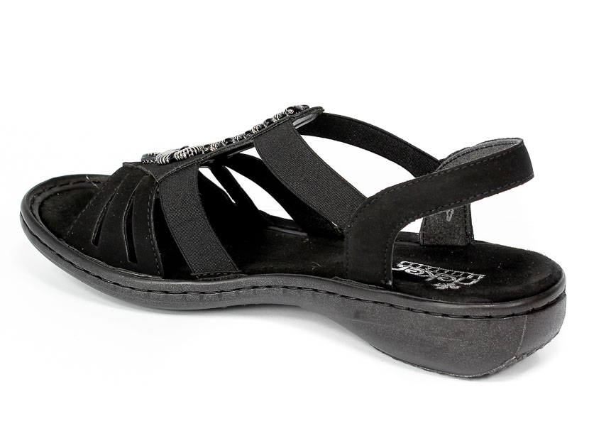 Sandały Rieker 60806-00 Black