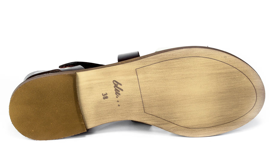 Sandały Blu... 696-21-01 Złoto Czekolada C