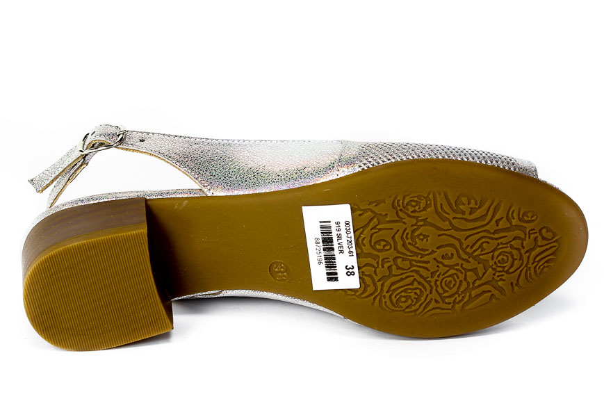 Sandały Boccato 0030-7203-617 919 Silver