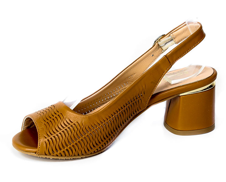 Sandały Boccato 0030-7007-302 52 Tan Leather