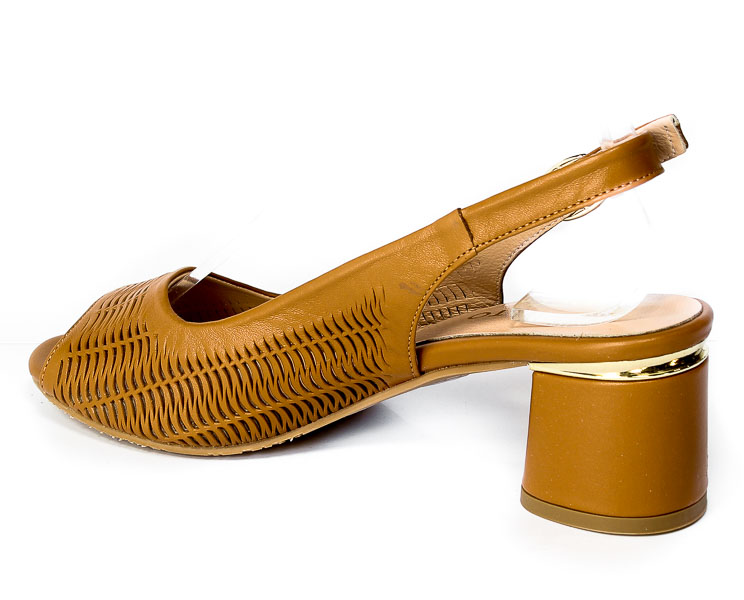 Sandały Boccato 0030-7007-302 52 Tan Leather