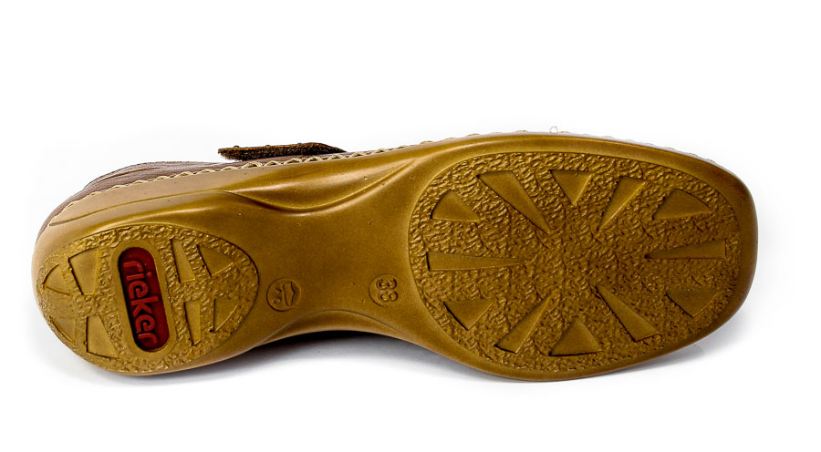Półbuty Rieker 41397-22 Brown