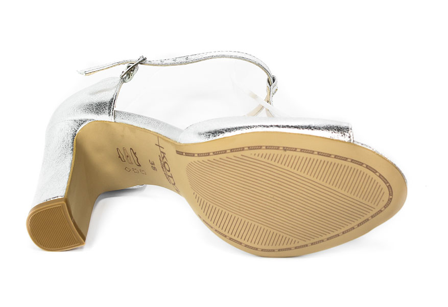 Sandały Kotyl 5935 Srebrny Lico