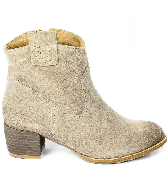 Botki Cortesini Z01304 Capuccino Welur