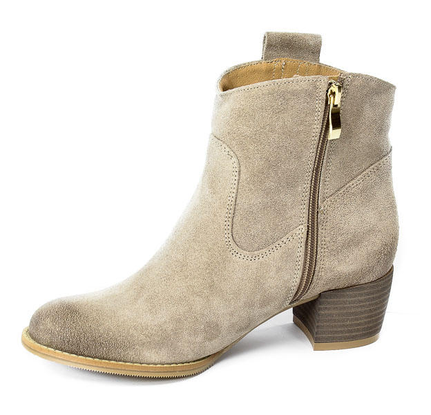 Botki Cortesini Z01304 Capuccino Welur