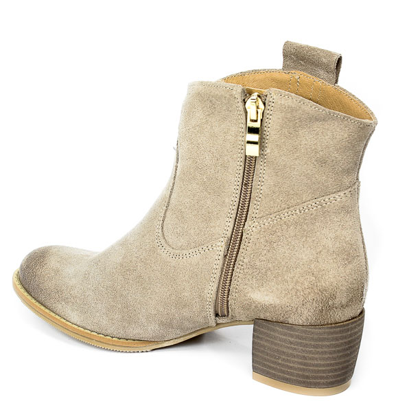 Botki Cortesini Z01304 Capuccino Welur