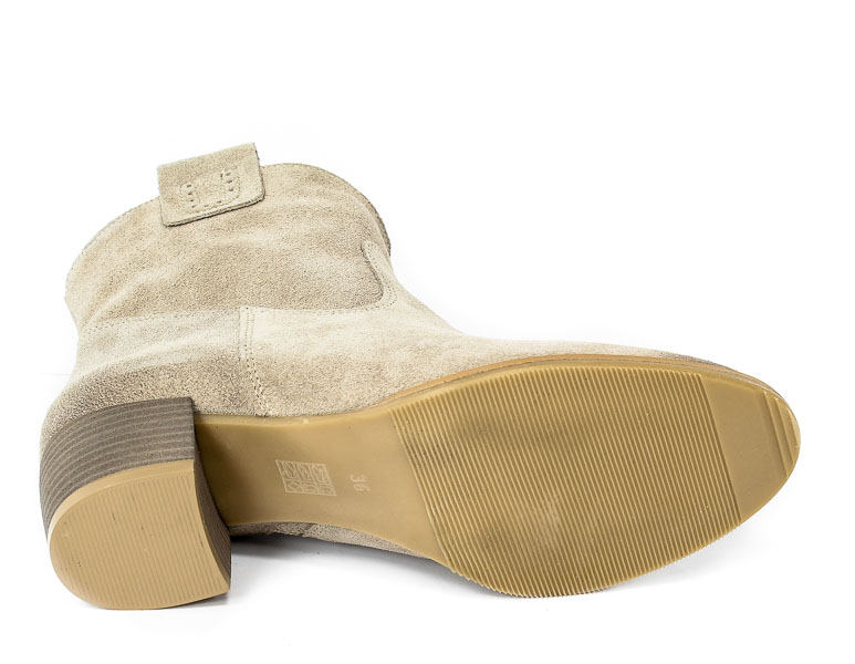 Botki Cortesini Z01304 Capuccino Welur