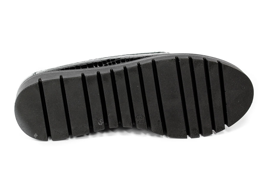 Mokasyny Lemar 10118 Matrix Czarny Skóra