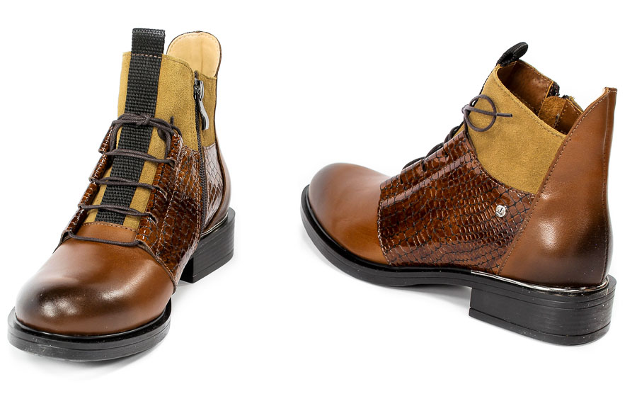 Trzewiki Lemar 60343 M.Brąz Matrix W