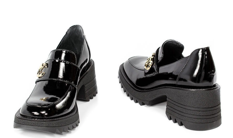 Półbuty Chebello 2782-240 Czarny