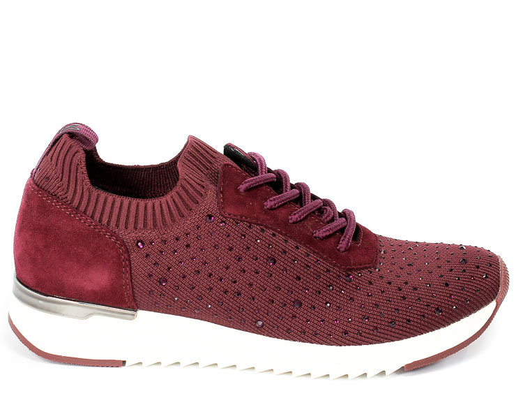 Półbuty Caprice 9-23703-27 509 Bordeaux Knit