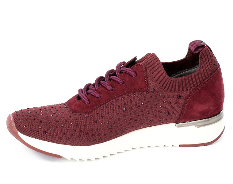 Półbuty Caprice 9-23703-27 509 Bordeaux Knit