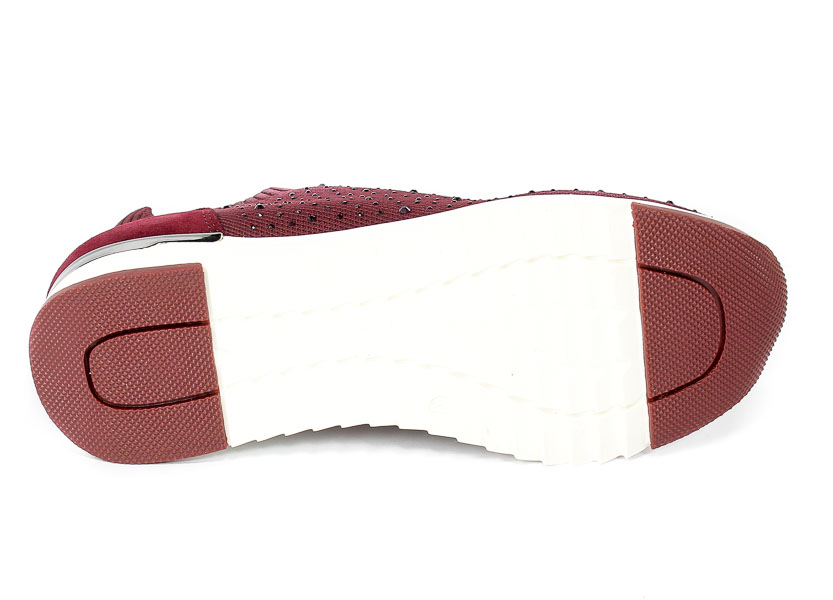 Półbuty Caprice 9-23703-27 509 Bordeaux Knit