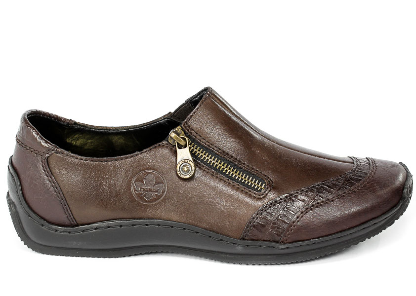 Półbuty Rieker L1716-25 Brown