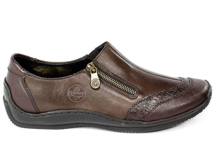 Półbuty Rieker L1716-25 Brown