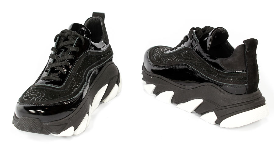 Sneakersy Simen 3721A Czarny