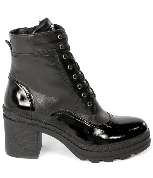 Botki Simen 4825A N.Czarny Sando 04 