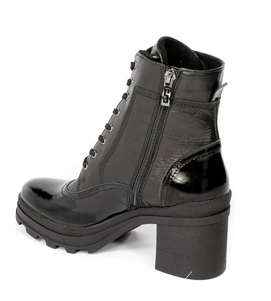 Botki Simen 4825A N.Czarny Sando 04 