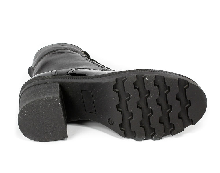 Botki Simen 4825A N.Czarny Sando 04 