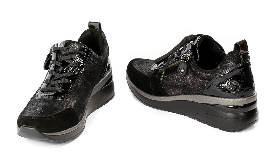 Sneakersy Remonte D2401-02 Black Comb