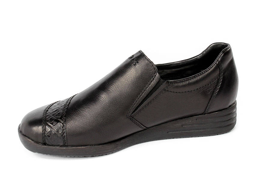 Półbuty Rieker 58462-00 Black