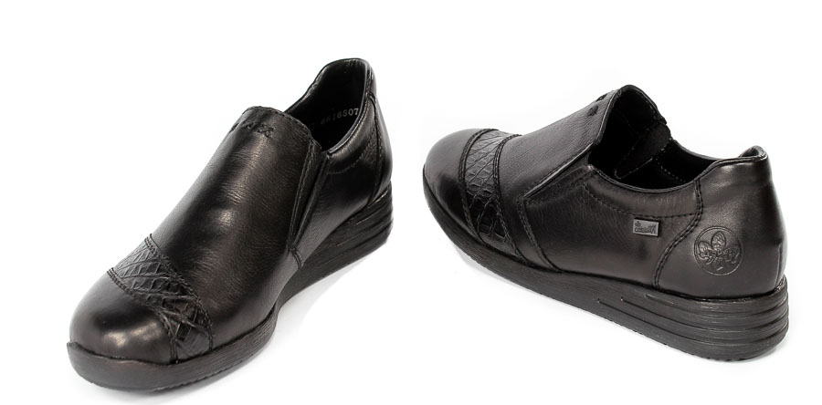 Półbuty Rieker 58462-00 Black