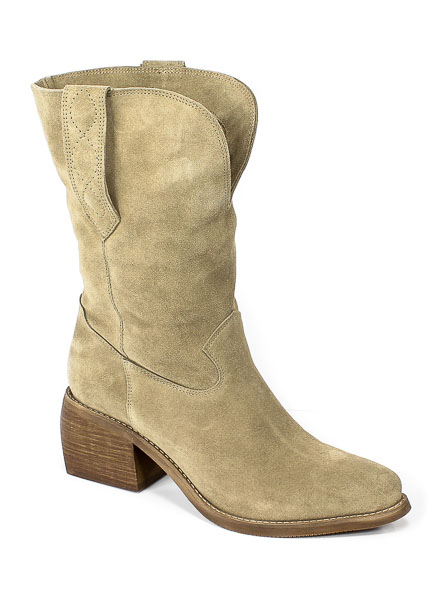 Botki Nessi 21123 Beż W1