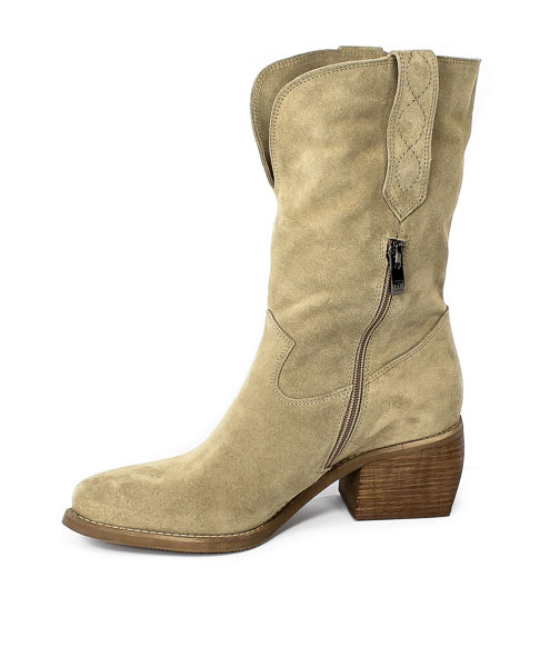 Botki Nessi 21123 Beż W1