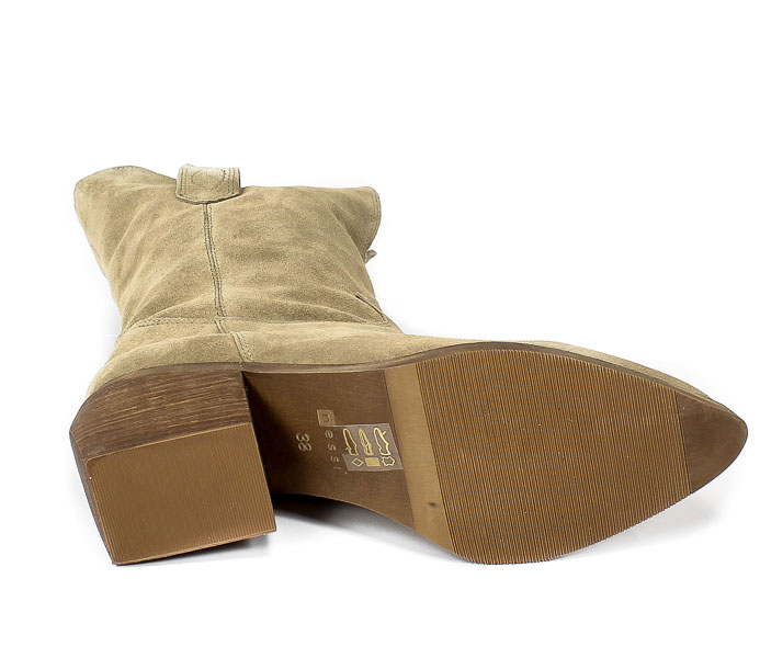 Botki Nessi 21123 Beż W1