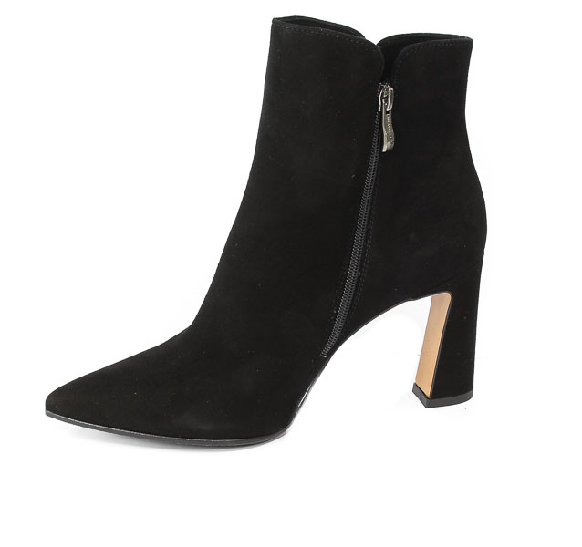 Botki Bravo Moda 2303 Czarny Zamsz