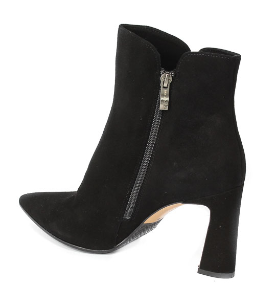 Botki Bravo Moda 2303 Czarny Zamsz