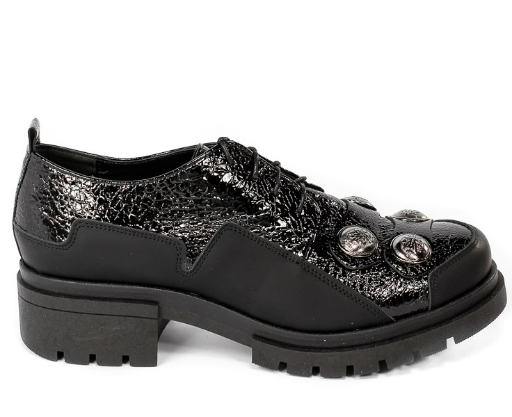 Półbuty Uncome 33002 Carbone nero