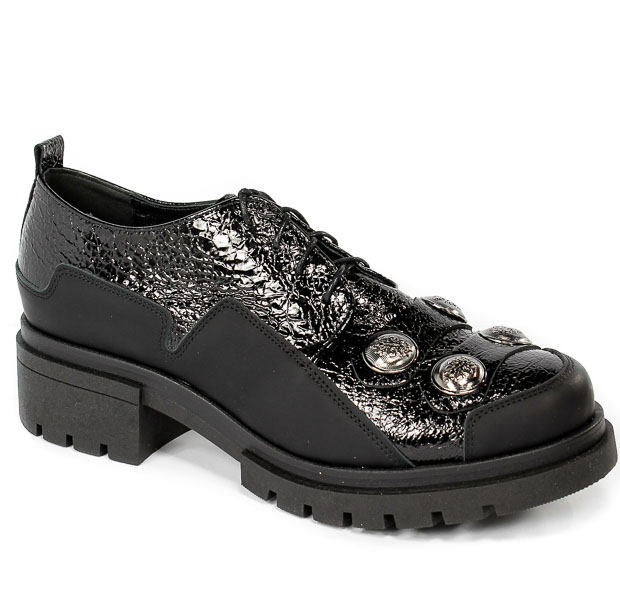 Półbuty Uncome 33002 Carbone nero