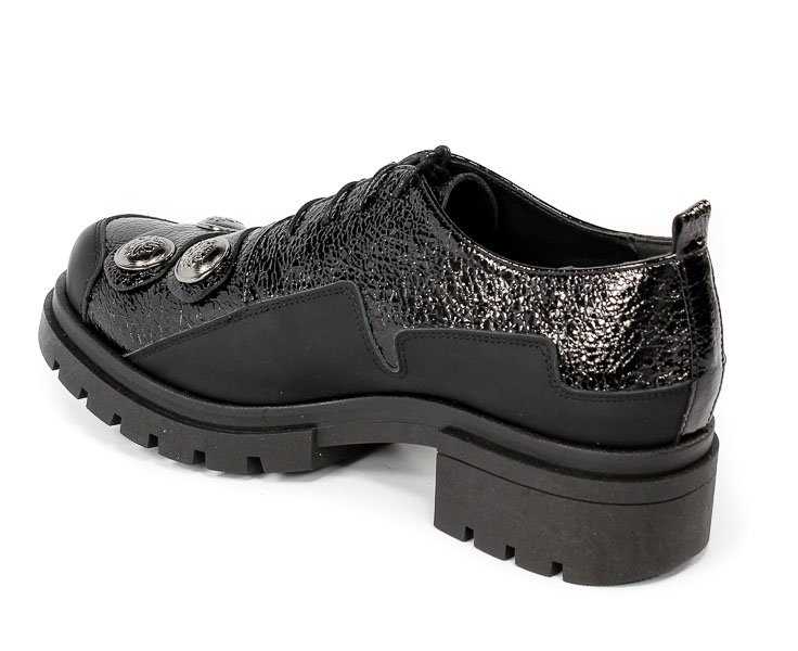 Półbuty Uncome 33002 Carbone nero