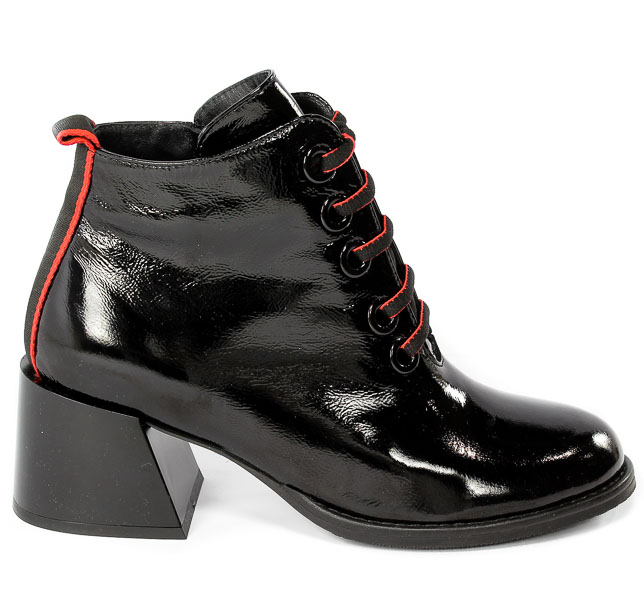Botki Boccato 210-759 118 Czarny obcas Skóra 