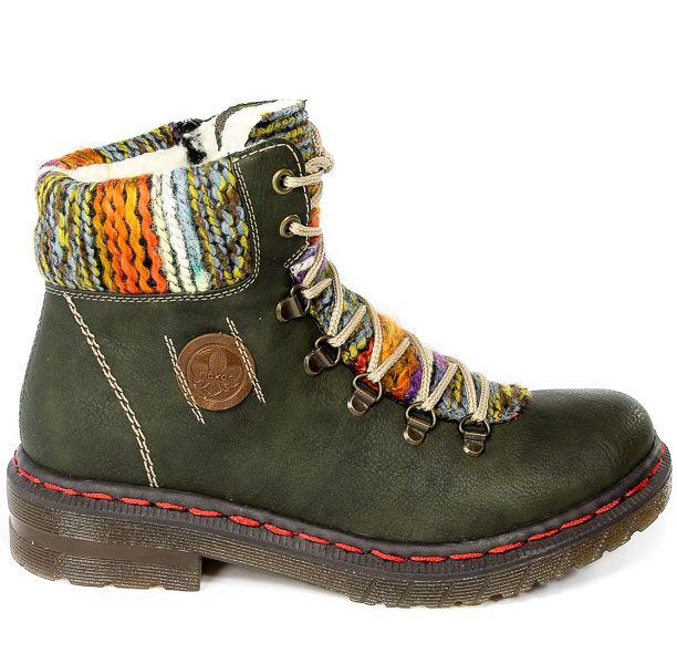 Trzewiki Rieker 76243-54 Green