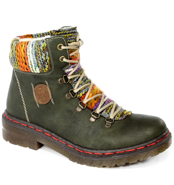 Trzewiki Rieker 76243-54 Green